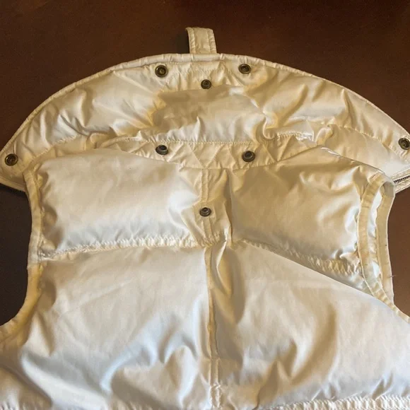 Polo Ralph Lauren Children Cream Colored Down Puffer Vest Girls Size Lar…